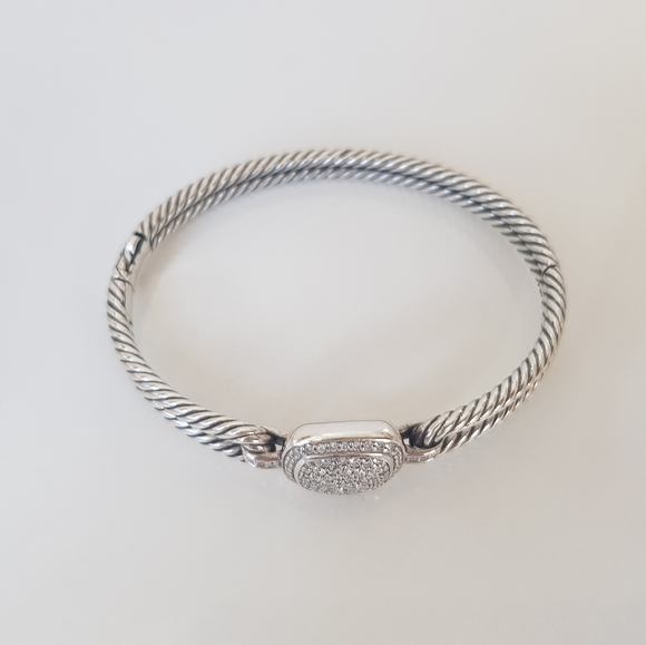 David Yurman Albion Bracelet With Diamonds  - Picture 8 of 15
